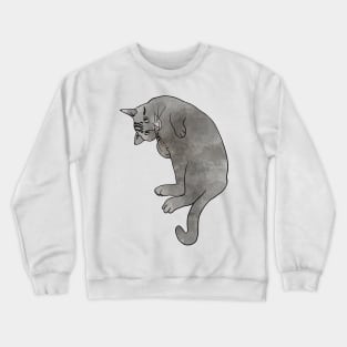 Grey Tabby Cat Crewneck Sweatshirt